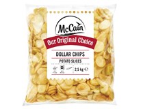 McCain Original Choice Dollar chips potato slices mraz. 1x2,5 kg
