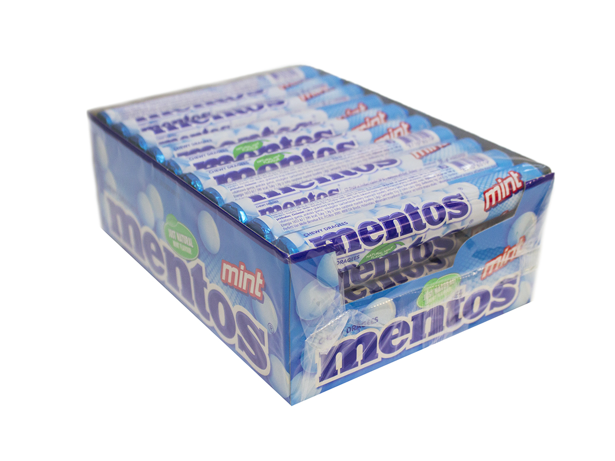 Mentos cukríky mint 40 x 38 g