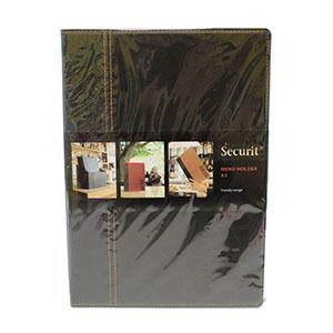 Securit Jedálny lístok na 4listy A5 čierny 1ks