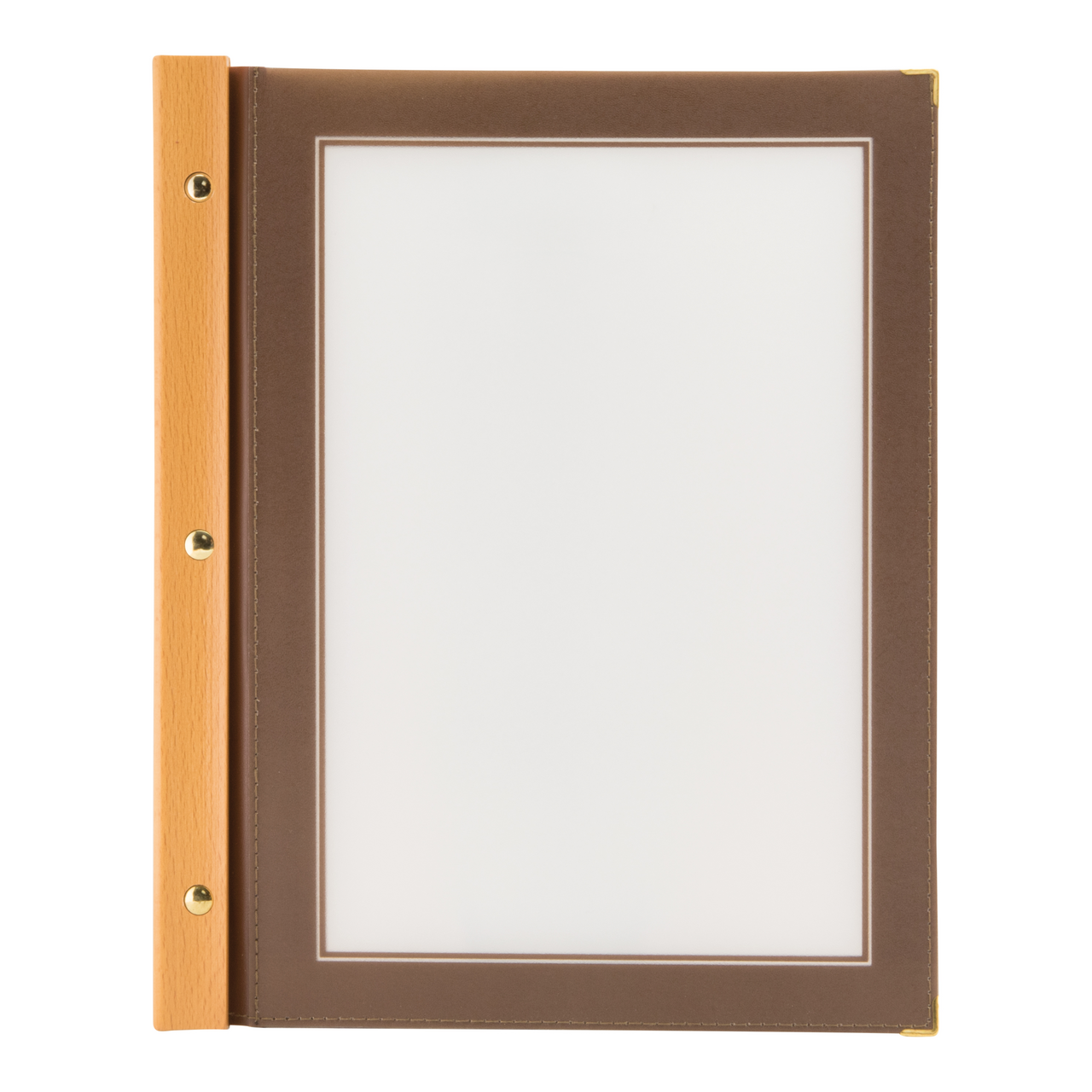 Securit Jedálny lístok A4 2 vložky 4 listy hnedý 1ks