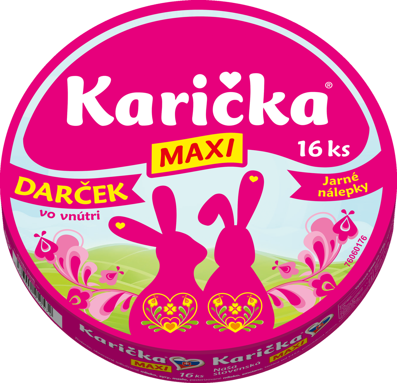Karička Maxi tavený syr chlad. 240 g
