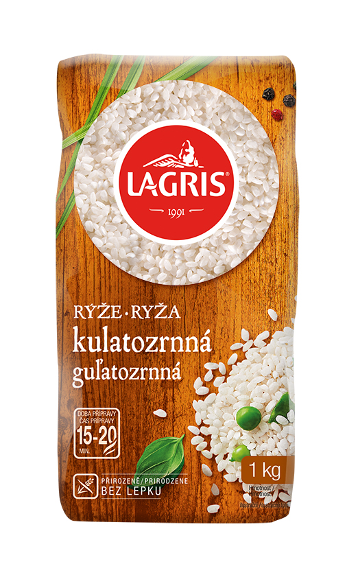 Lagris Ryža guľatozrnná 6 x 1 kg