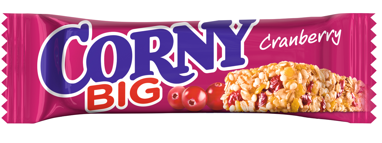 CORNY Big müsli tyčinka brusinka 24 x 50 g