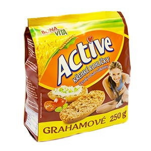 BONAVITA Active krehké rohlíčky grahamové 250 g