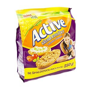 BONAVITA Active krehké rohlíčky špaldové 250 g