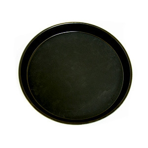 HENDI Podnos s vysokým okrajom okrúhly 36 cm čierny 1 ks