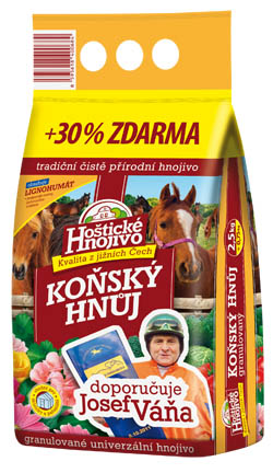 NOHEL-GARDEN Hnoj konský Váňov 2,5kg Hoštické 1ks + 30% navyše