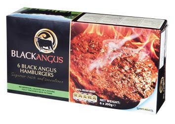 Black Angus hamburger mraz. 6 x 200 g
