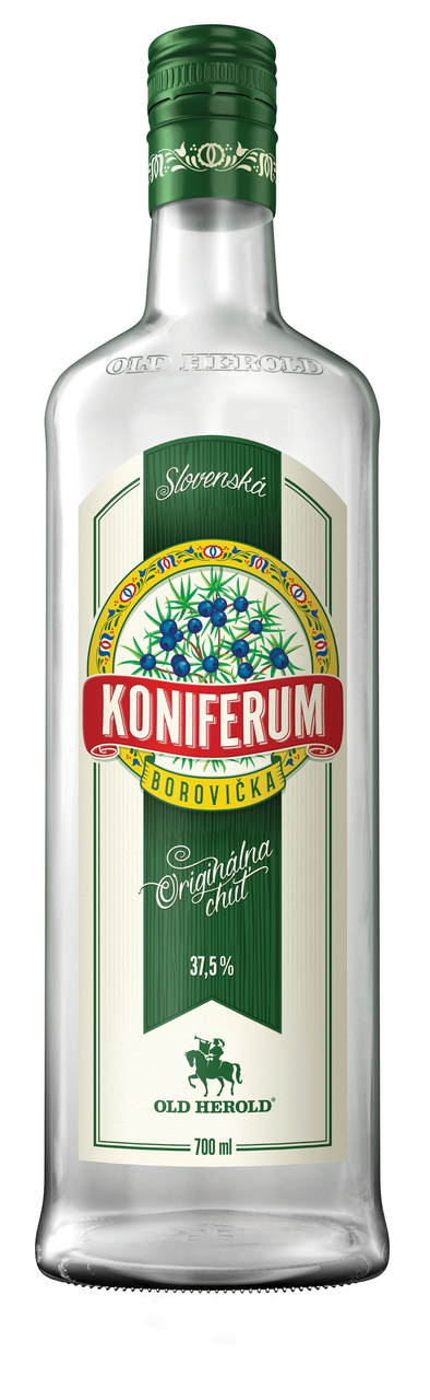 Old Herold Koniferum borovička Original 37,5% 700 ml