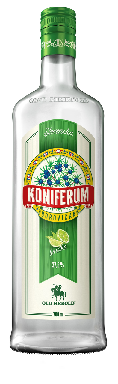 Old Herold Koniferum borovička limetka 37,5% 700 ml