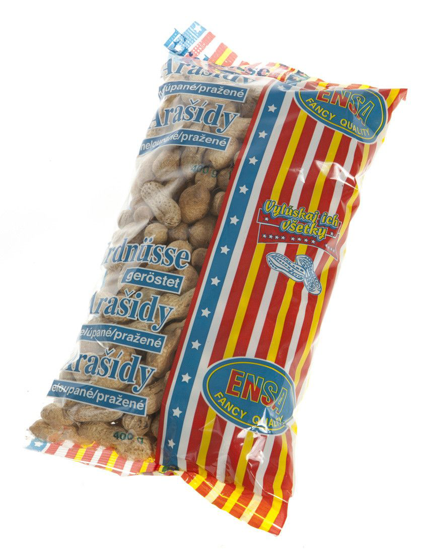 Arašidy pražené nelúpané 400 g