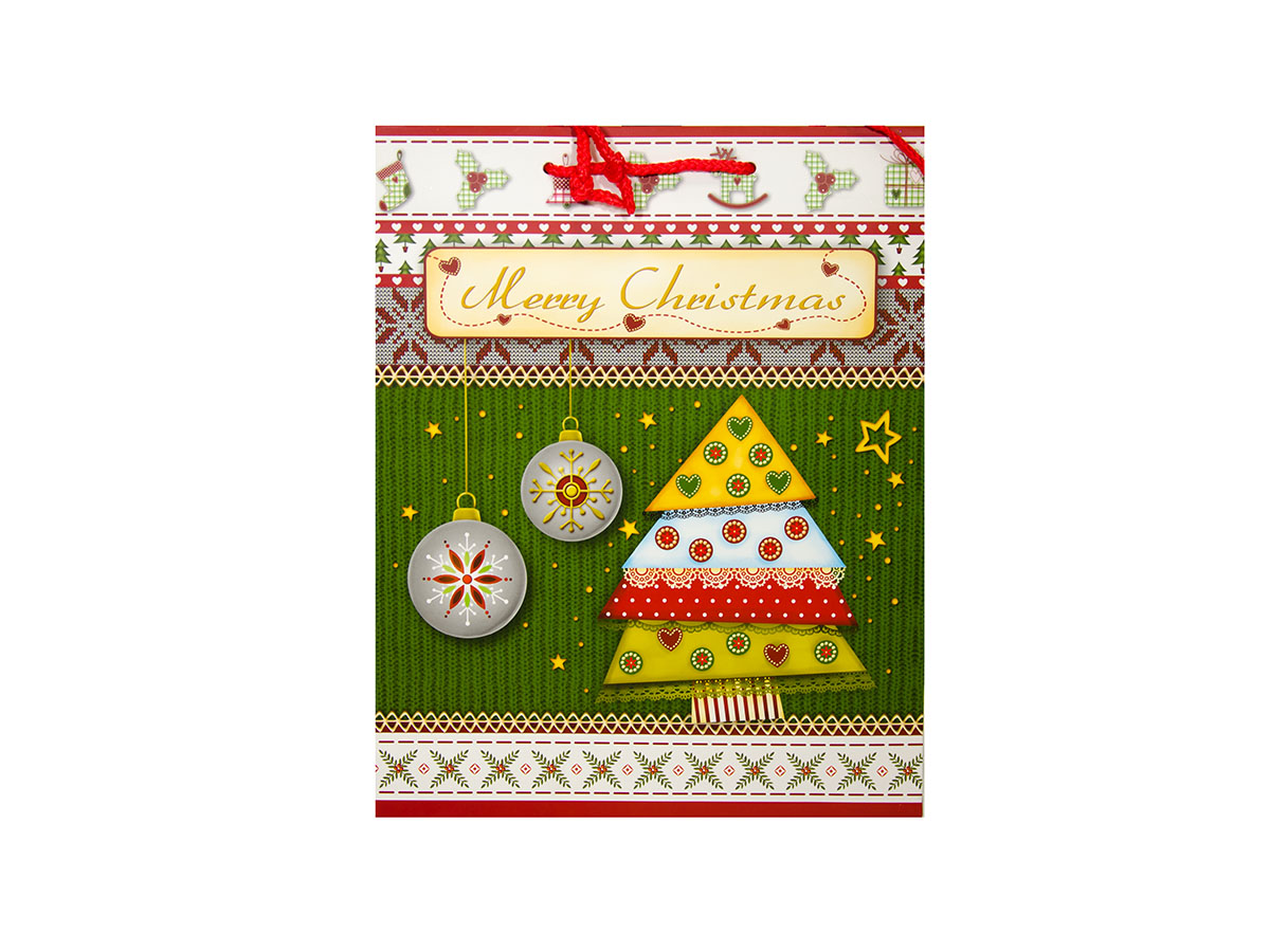 Flexio Taška na darčeky Vianočná L-208962 1 ks