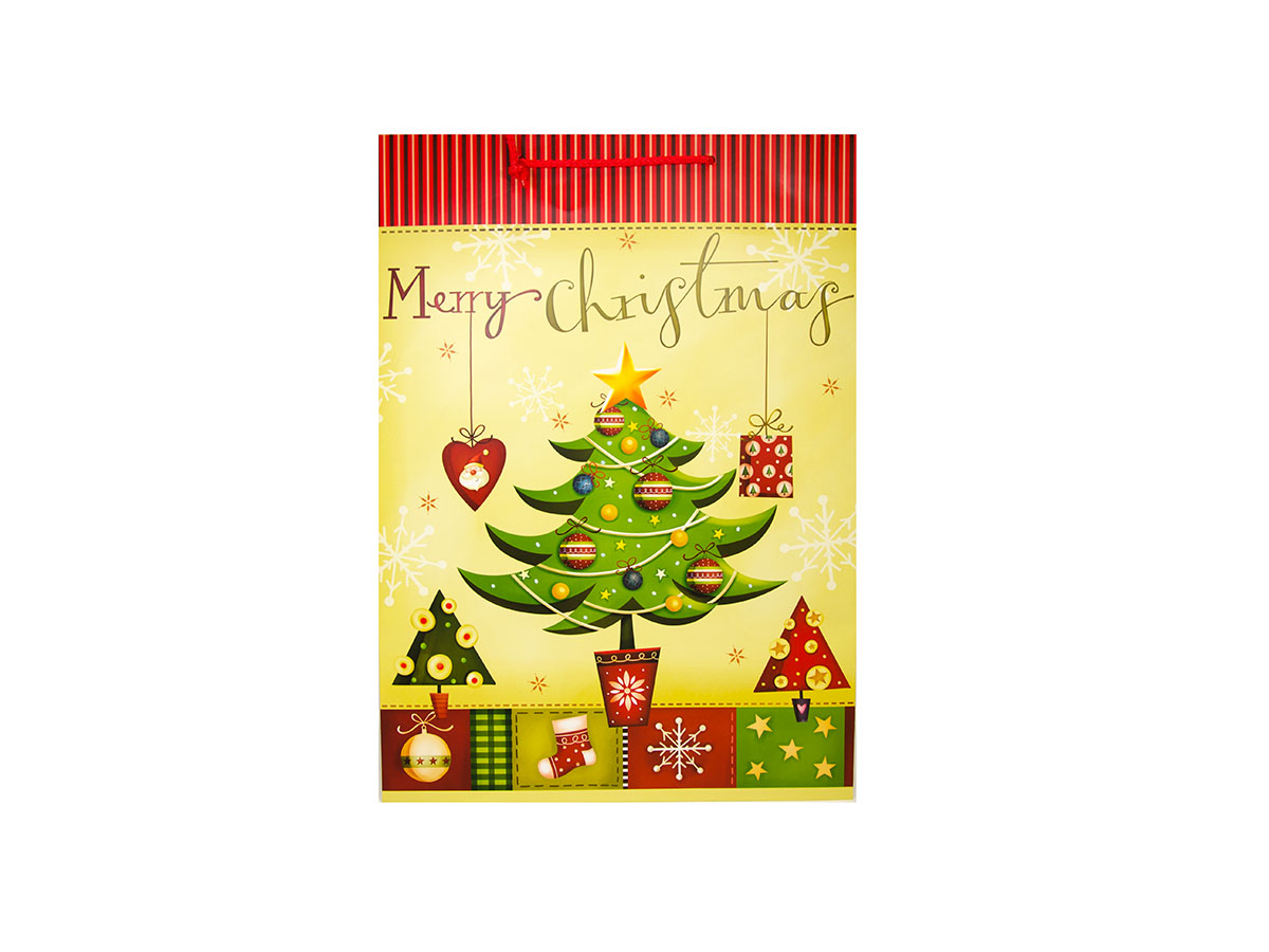 Flexio Taška na darčeky Vianočná XL-208964 1 ks