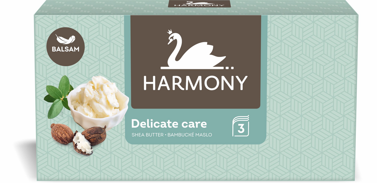 HARMONY kozmetické utierky Delicate Care box 80 ks