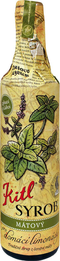 KITL Sirup mätový 500 ml SKLO