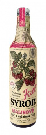 KITL Sirup malinový s dužinou 500 ml SKLO