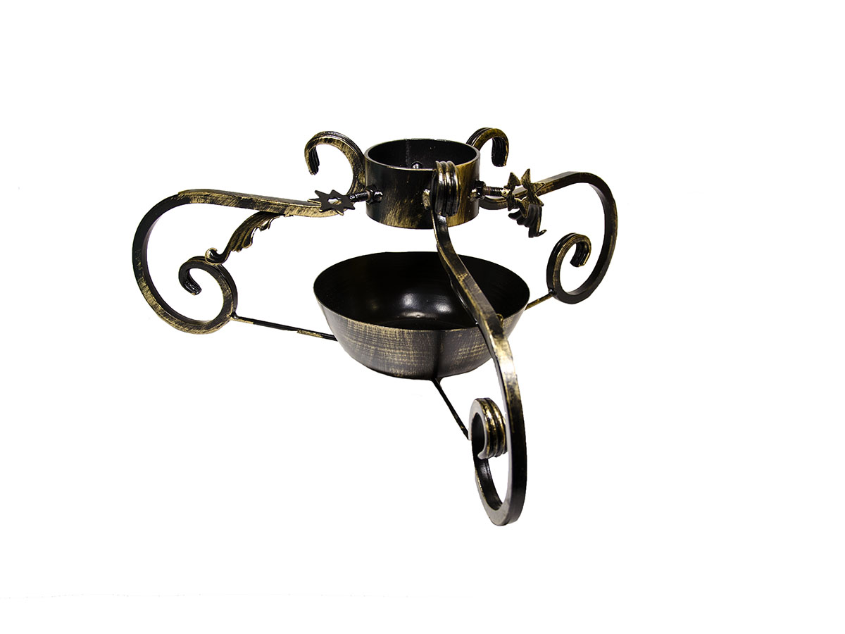 Stojan na vianočný stromček s miskou kovový 1ks 