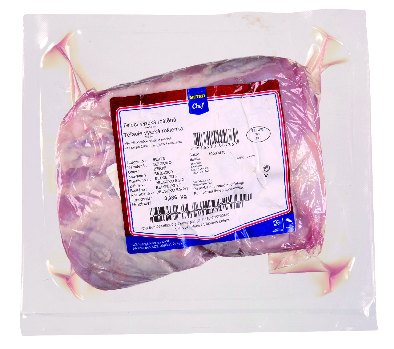 METRO Chef Teľacia vysoká roštenka chlad. váž. cca 1 kg