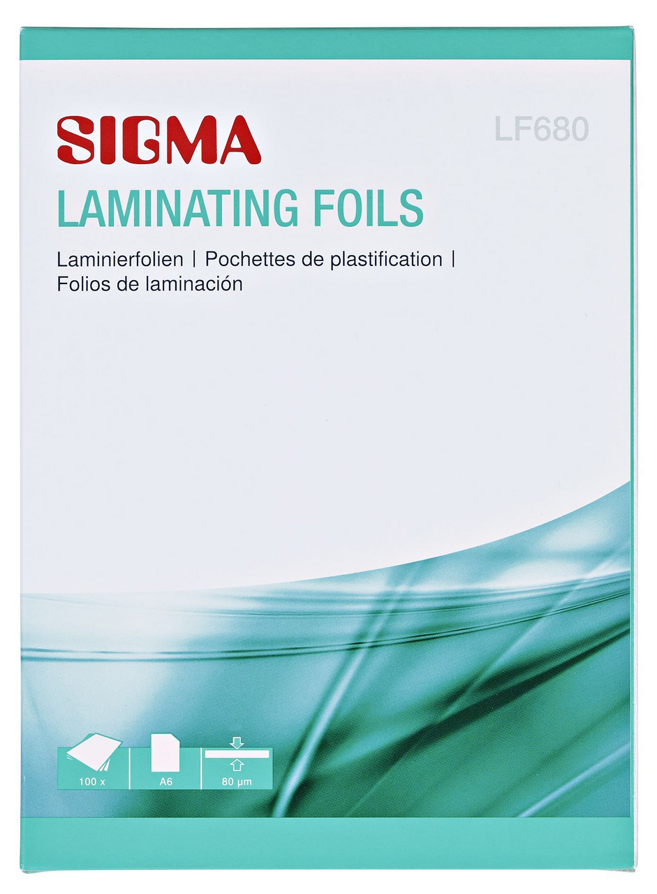 SIGMA Fólia do laminátora LF680 A6 100 ks