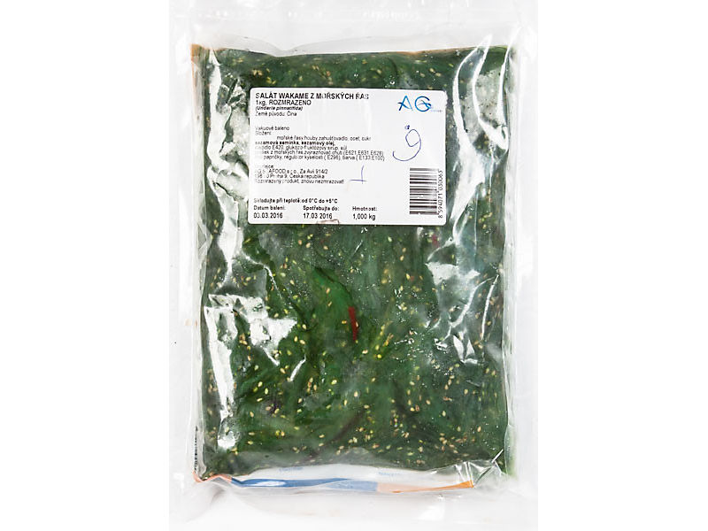 Šalát Wakame z morských rias chlad. 1 kg
