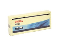 SIGMA Bloček 50x40 mm žltý 100 listov 6 ks
