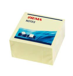 SIGMA BLOČIK 75X75mm ŽL 100L 6ks