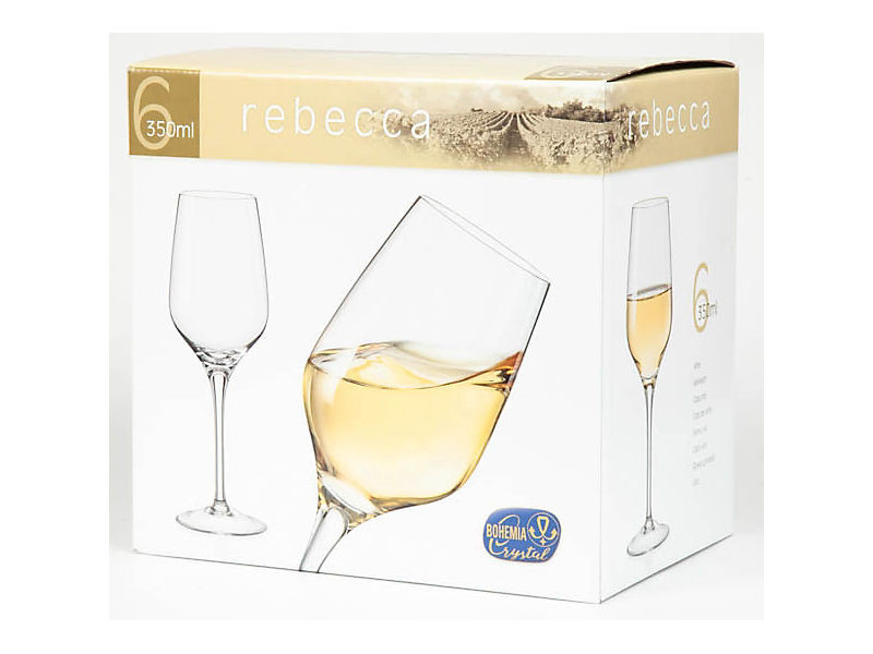CRYSTALEX Pohár na víno Rebecca 350 ml 6 ks