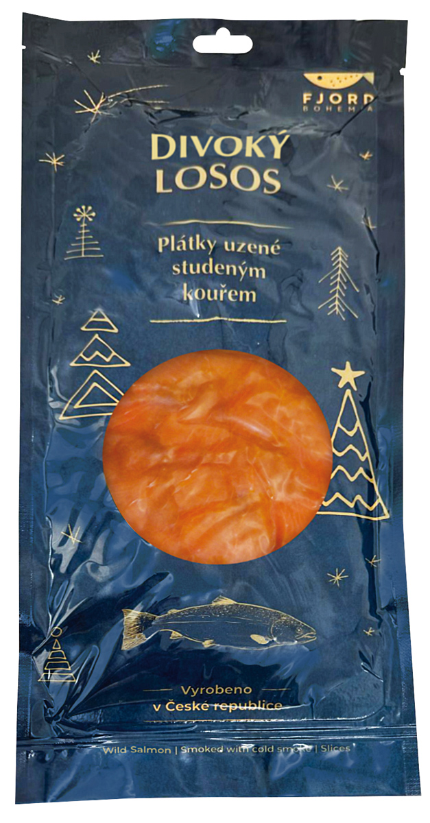 FJORD Losos pacifický údený plátky chlad. 200 g