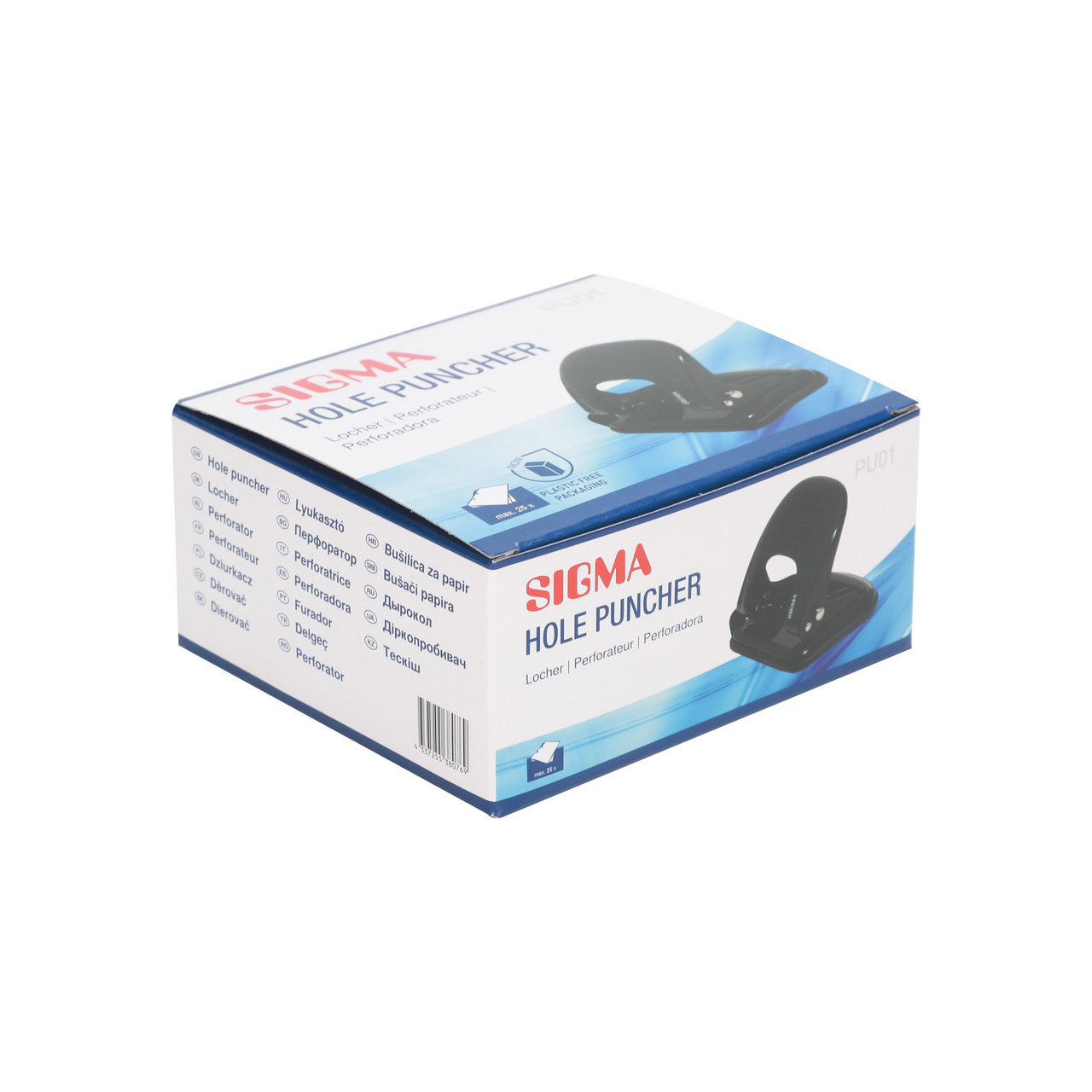 SIGMA Dierovačka PU01 čierna 1 ks