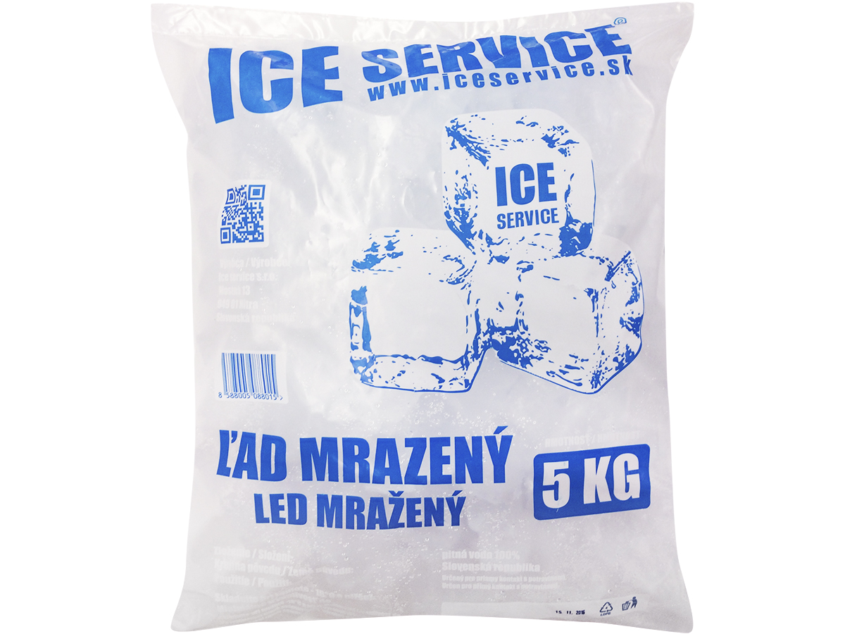 ICE SERVICE Ľad mrazený kocky 5 kg
