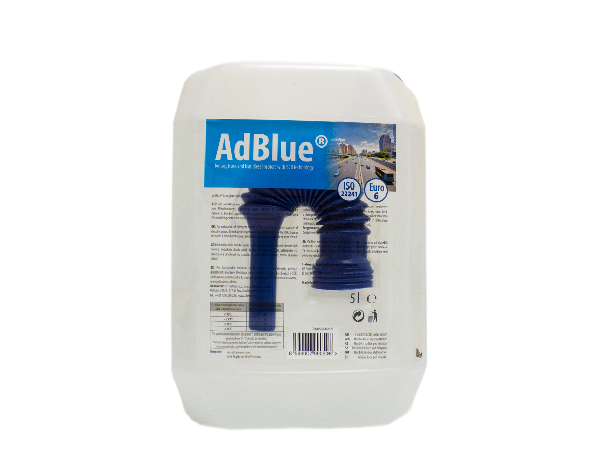 SHERON Prísada do paliva Ad Blue 5 l + lievik 1 ks