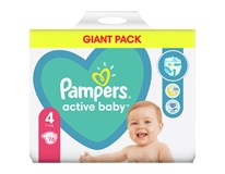 Pampers active baby S4 giant pack detské plienky 1x76 ks