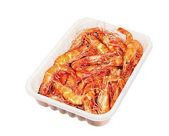 Krevety celé varené 30/40 chlad. 500 g