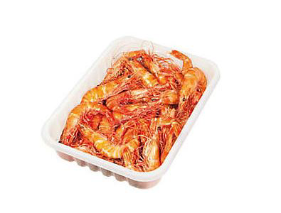 Krevety celé varené 40/60 chlad. 500 g