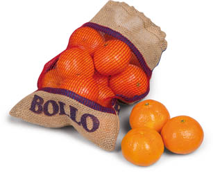 Mandarínky Clemenules Bollo 1/2 čerstvé 1,5 kg jutové vrecko