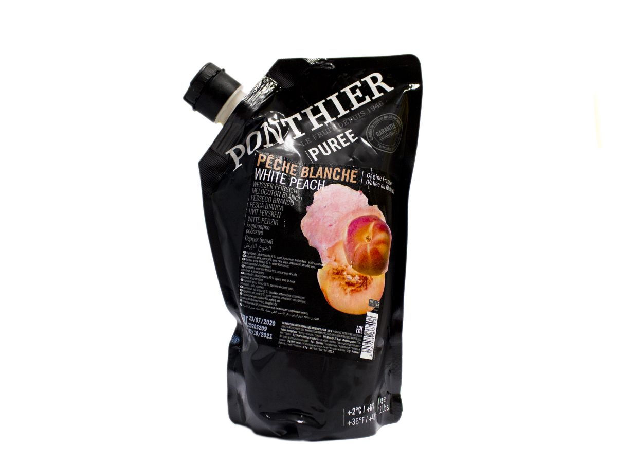 PONTHIER Pyré ovocné biela broskyňa chlad. 1 kg