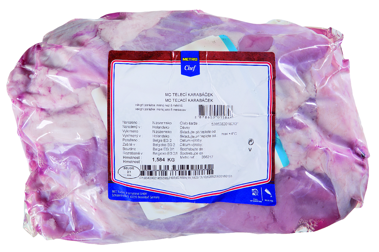 METRO Chef Teľací karabáčik chlad. váž. cca 1,3 kg