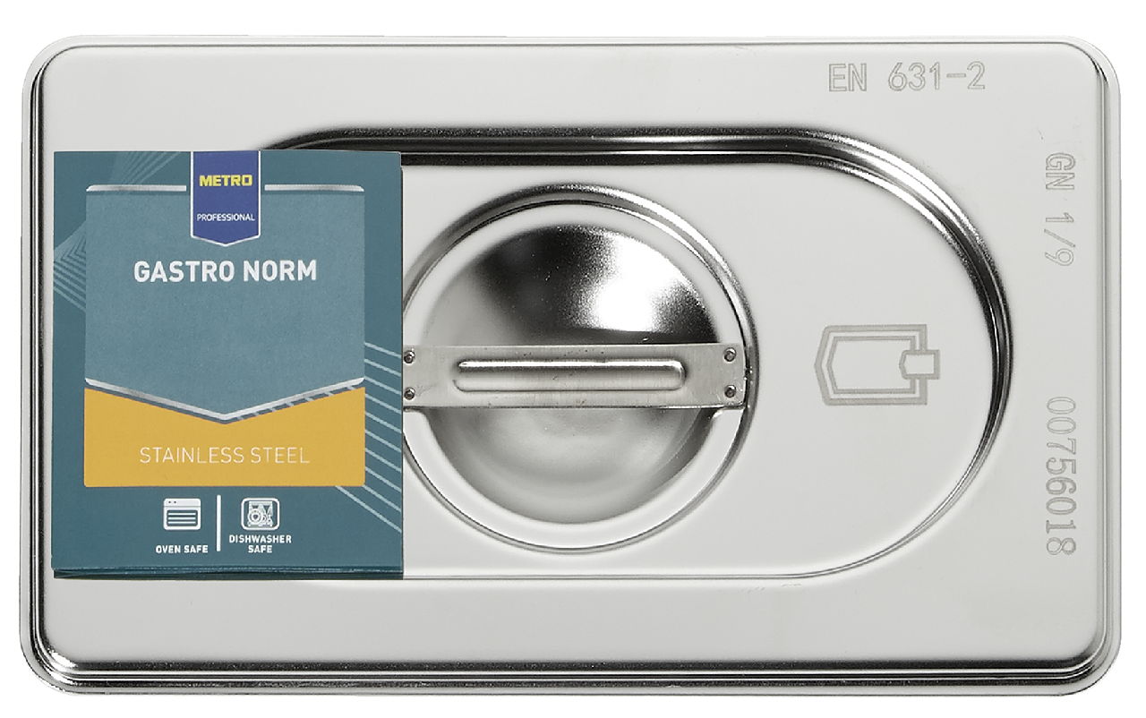 METRO PROFESSIONAL Veko na gastro nádobu GN 1/9 nerez 1 ks