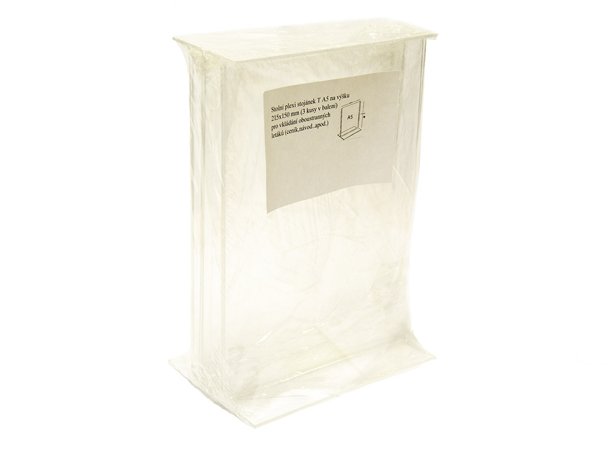 Securit Stojan stolný plexi A5 3ks