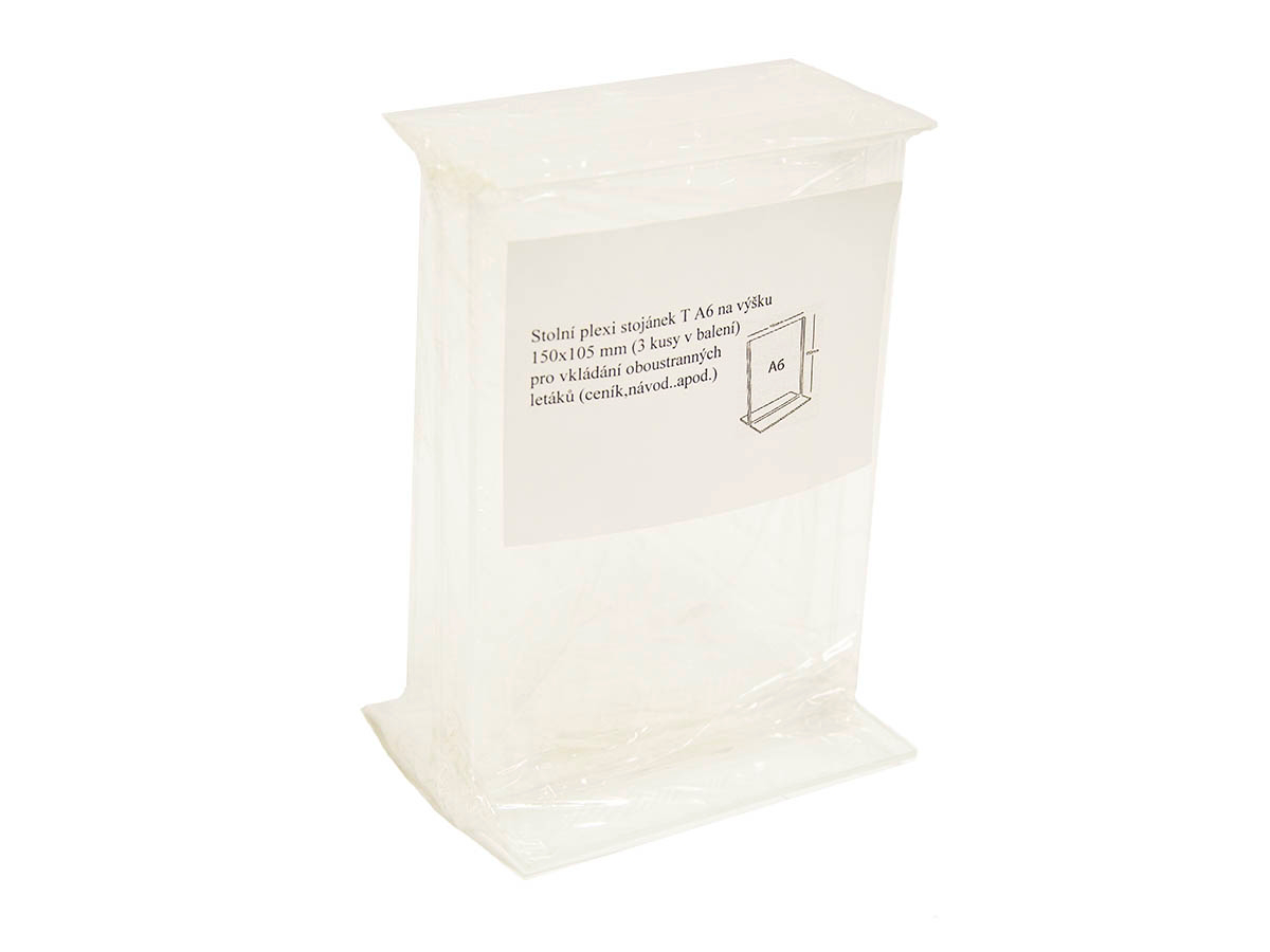 Securit Stojan stolný plexi A6 3ks