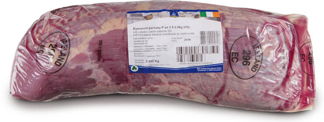 METRO Chef Hovädzia falošná sviečková zo stehna IRL kuch. úprava chlad. váž. cca 3 kg