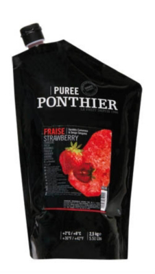 PONTHIER Pyré ovocné jahoda chlad. 2,5 kg