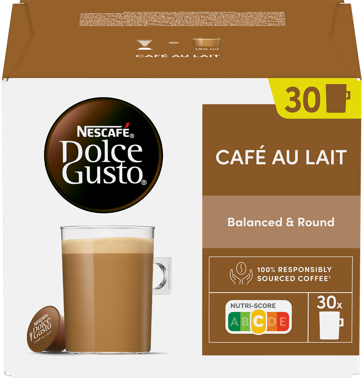 NESCAFÉ Dolce Gusto Café Au Lait kapsuly 300 g