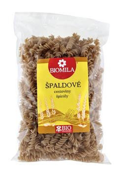 BIOMILA Špaldové celozrnné špirály BIO 400 g