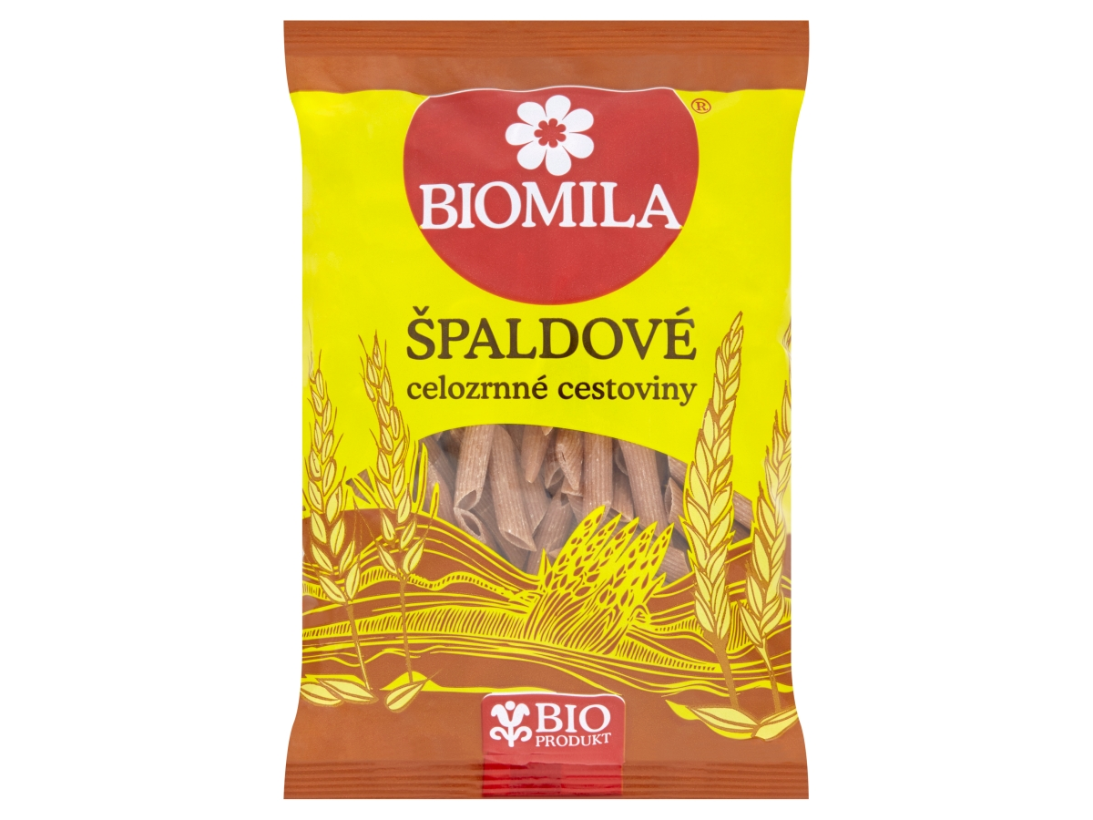 BIOMILA Špaldové celozrnné penne BIO 400 g