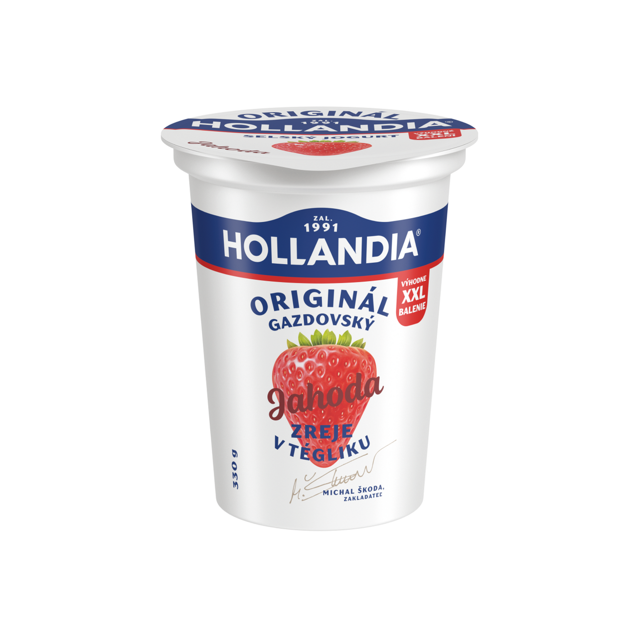 HOLLANDIA Gazdovský jogurt jahoda chlad. 330 g