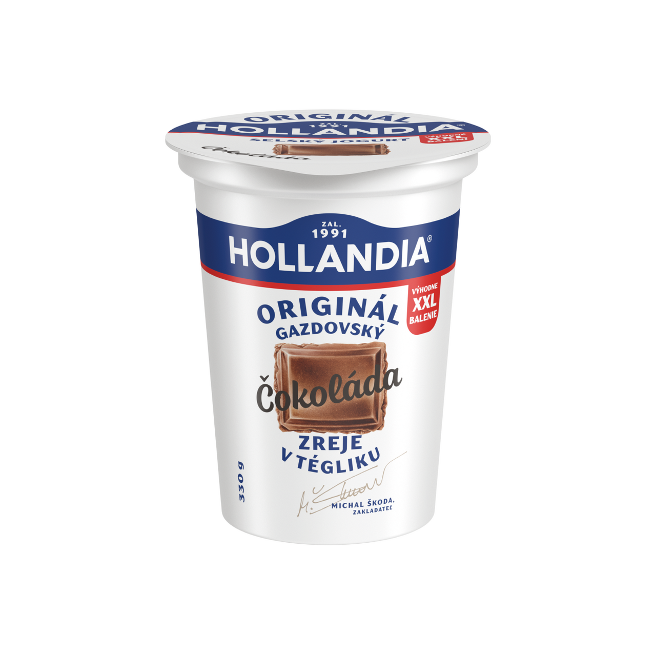 HOLLANDIA Gazdovský jogurt čokoláda chlad. 330 g