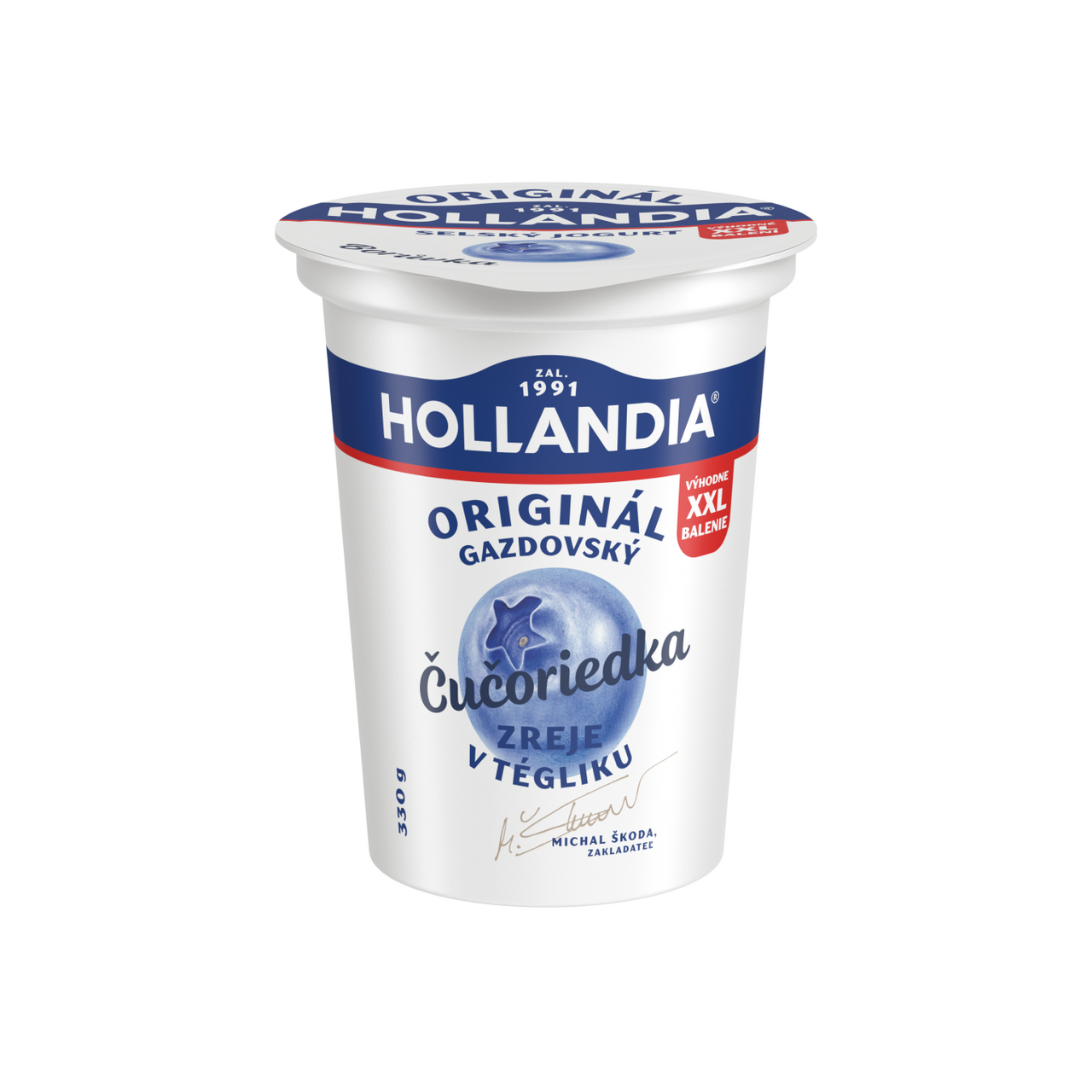 HOLLANDIA Gazdovský jogurt čučoriedka chlad. 330 g