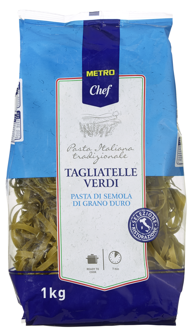 METRO Chef Tagliatelle verdi cestoviny 1 kg