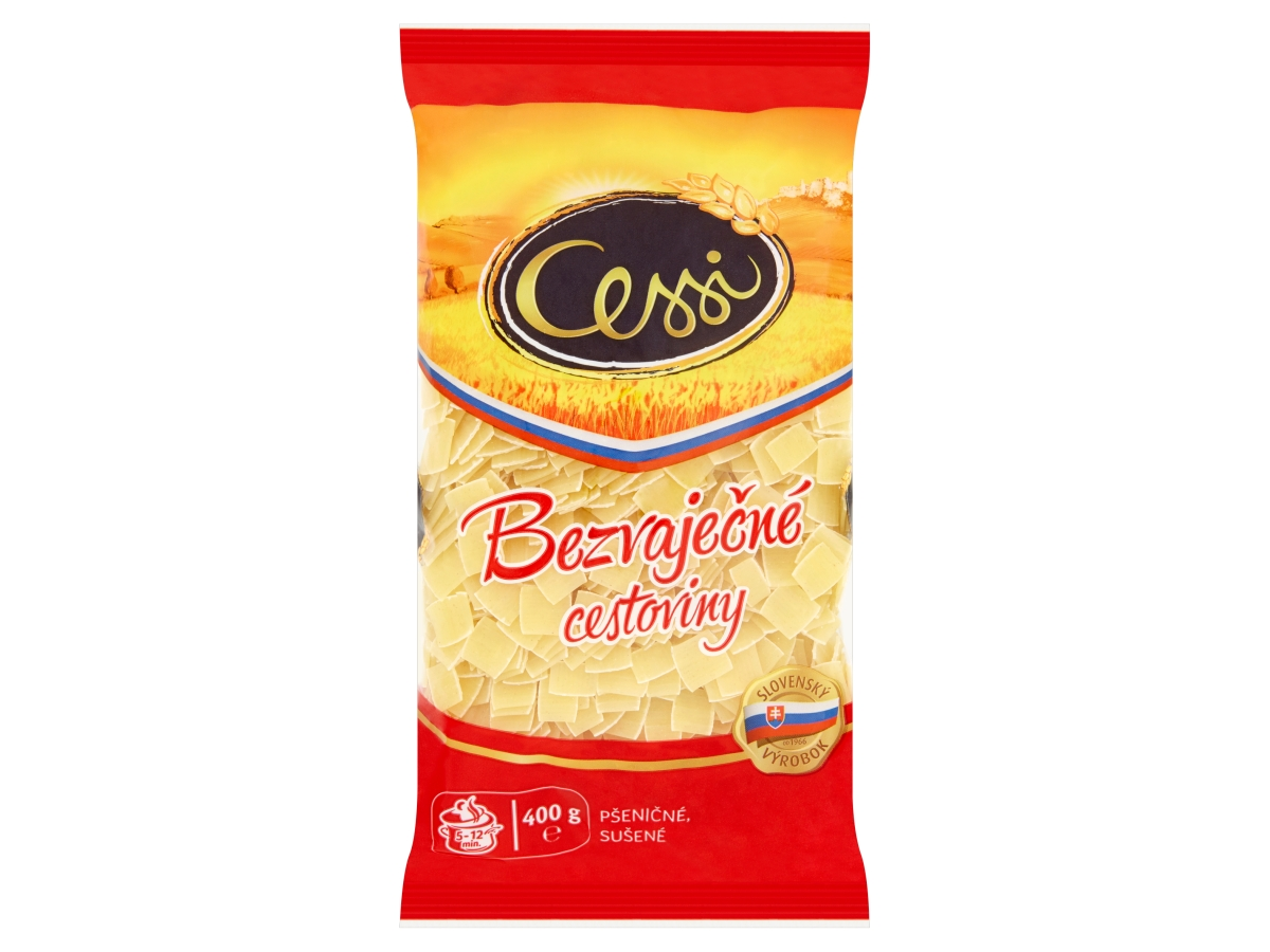 Cessi Fliačky bezvaječné cestoviny 6 x 400 g